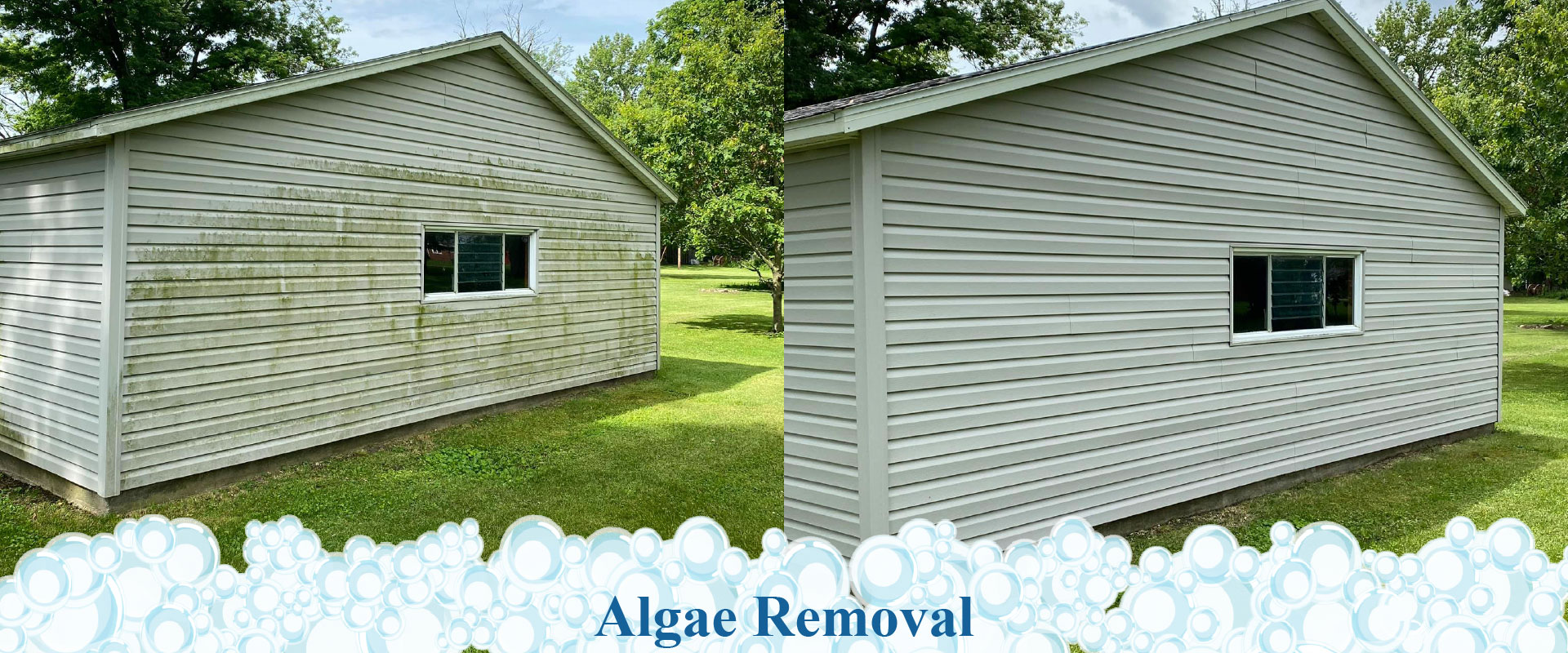 residential commercial algae removal pressure washing Discover the ultimate in cleaning and pressure washing services with our Monticello, Indiana-based company. Proudly serving residential and commercial clients, we extend our expert services to Kokomo, Lafayette, West Lafayette, Peru, Flora, Delphi, Logansport, Royal Center, Remington, Monon, Lake Cicott, Burnettsville, and Star City. Elevate your property's appeal and cleanliness—choose us for exceptional service and reliability.
