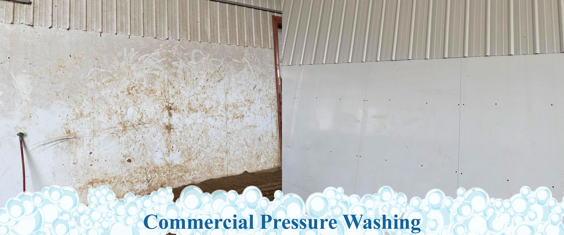 commercial business pressure washing